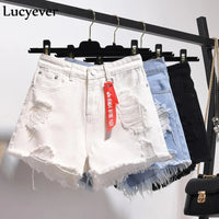 Tassel High Waist & Wide Leg Denim Shorts (Multiple Colors) S - 5XL