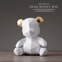 Teddy Bear Money Bank (multiple colors)