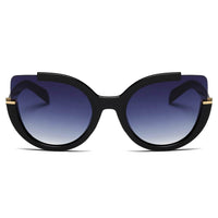 LENOX | Women Cut Out Round Cat Eye Fashion Style Vogue Sunglasses