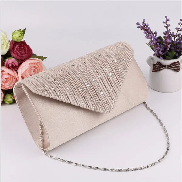 Evening Shoulder Bag / Clutch Envelope Handbag (Multiple Colors)