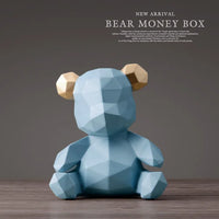 Teddy Bear Money Bank (multiple colors)