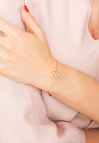 Open Clover Bracelet