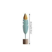 Modern Feather Wooden Miniature Figurines