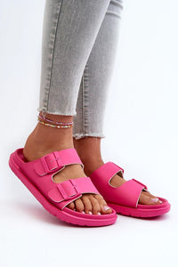 Hot Pink Buckle Sandles