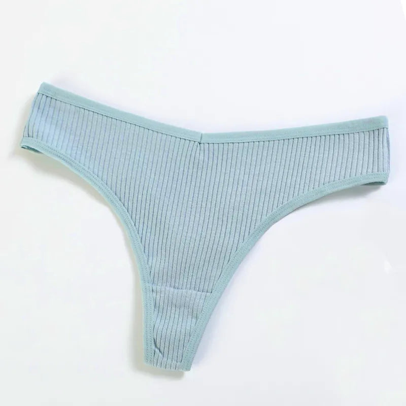 Sexy Cotton Low Waist Panties Thong Lingerie