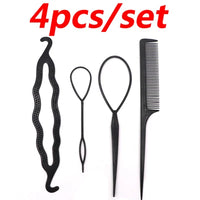 Magic Hair Styling Accessories - DIY Hair Braiding Braider, Twist, Bun Tools