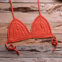 Crochet Push Up Bikini Set Swimsuit