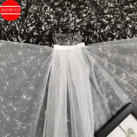 HUGE DISCOUNT- Two Layer Bridal Velo Lace Edge Short Wedding Veil