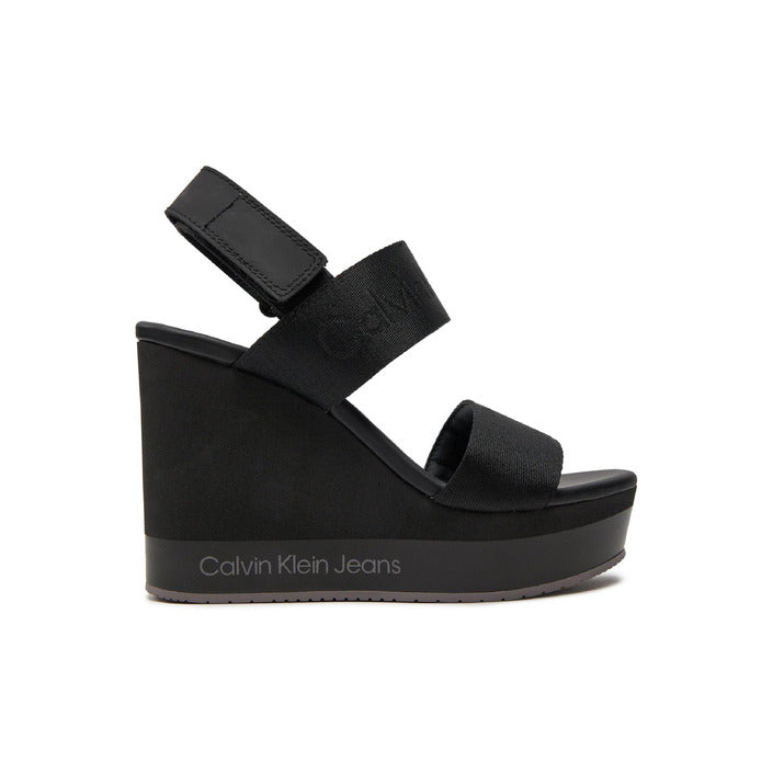 Calvin Klein Jeans - WEDGE HEELED Sandals BLACK